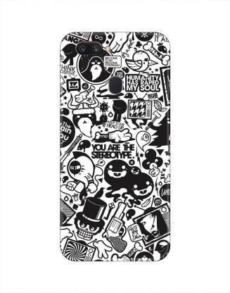 Smutty Back Cover for OPPO F9 Pro, CPH1823, CPH1881, CPH1825 - Doodle Print