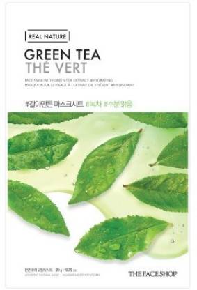The Face Shop Real Nature Green Tea Mask Sheet Mask