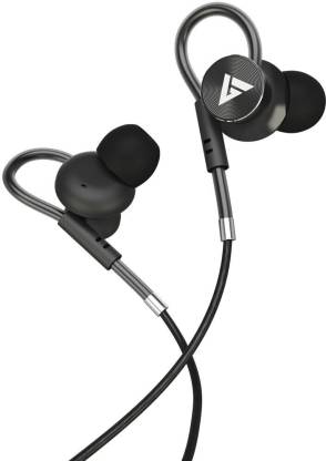Boult Audio ProBass Loupe Wired Headset with Mic (Black, In the Ear)