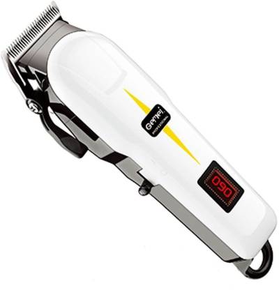 Gemei Gm Professional hair cutting machine with lcd display and  rechargeable Trimmer 40 min Runtime 2 Length Settings Price in India - Buy  Gemei Gm Professional hair cutting machine with lcd display