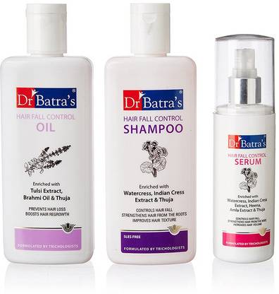 Dr Batra S Hair Fall Control Kit Thicker Stronger Fuller Hair Pack Of 3 Units Price In India Buy Dr Batra S Hair Fall Control Kit Thicker Stronger Fuller Hair Pack