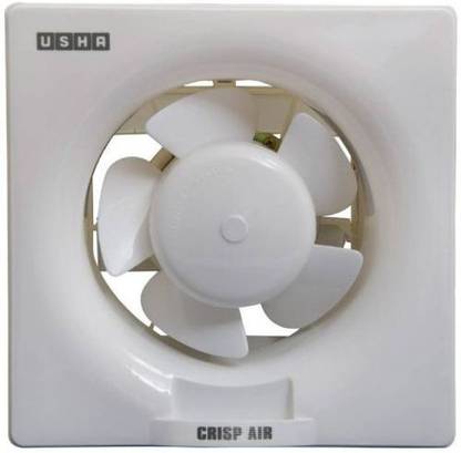 USHA 200MM CRISP AIR EXHAUST FAN PEARL WHITE (Pack of 2) 200 mm 5 Blade Exhaust Fan