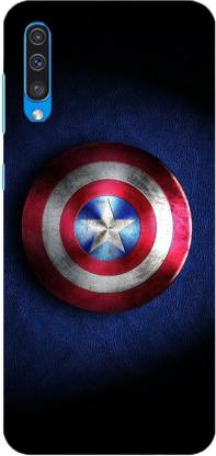 NDCOM Back Cover for Samsung Galaxy A50 Avengers End Game Captain America Shield Printed