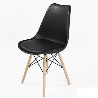 Finch Fox Eames Replica Nordan Dsw Stylish Modern Furniture Plastic Chairs With Cushion For Cafeteria Seating Dining Chair Side Kitchen Restaurants Hotels White Color In India Finch Fox Eames Replica Nordan Dsw, Eames Molded Side Chair Cushion