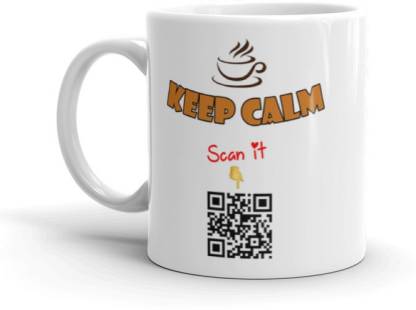 KTB Group Funny Quotes Keep Calm & Scan it - Chai Pine De Yaar for Best  Friend Ceramic Coffee Mug Price in India - Buy KTB Group Funny Quotes Keep  Calm &