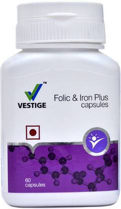 vestige folic iron plus capsules