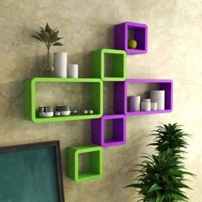Decorative Wall Mounted Hanging Shelf, Decorative Items For Living Room Wall