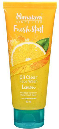 himalaya fresh start oil clear lemon face wash review