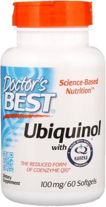 Doctor's Best Ubiquinol with Kaneka 100 mg 60 Softgels Price ...