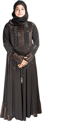 printed burqa design
