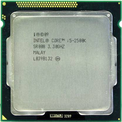 Intel Core I5 2500k 3 3 Ghz Upto 3 7 Ghz Lga 1155 Socket 4 Cores 4 Threads 6 Mb Smart Cache Desktop Processor Intel Flipkart Com