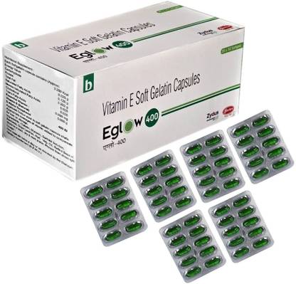 Eglow Vitamin E Capsules 400 Iu Natural Source Price In India Buy Eglow Vitamin E Capsules 400 Iu Natural Source Online At Flipkart Com