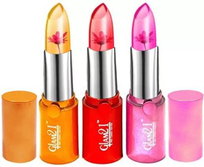 Glam21 Color Reviver Moisturizing Lipstick Pack of 3 (Multicolor)