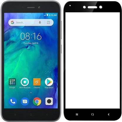 NKCASE Edge To Edge Tempered Glass for Redmi GO