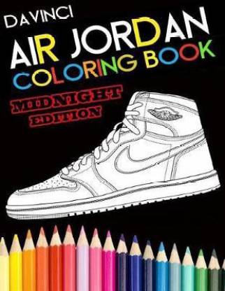 Download Air Jordan Coloring Book English Paperback Davinci