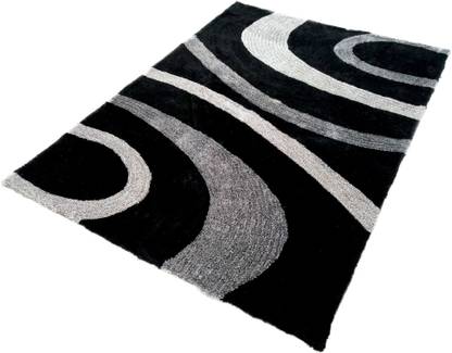 Good Price Black Grey Polyester Carpet Buy Good Price Black Grey Polyester Carpet Online At Best Price In India Flipkart Com