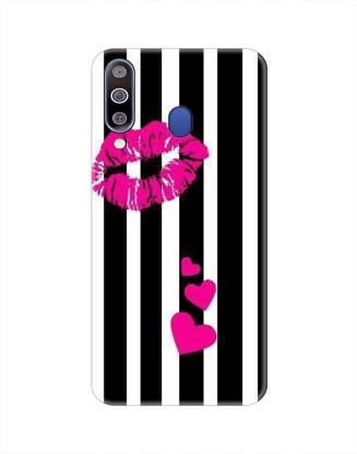 Smutty Back Cover for Samsung Galaxy M30, SM-M305FN - Lipstick Print