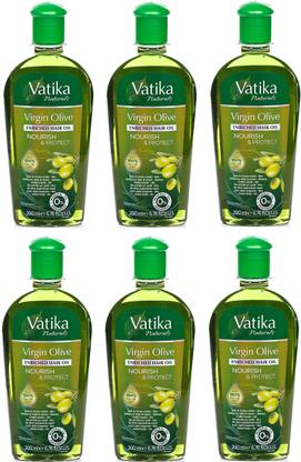 Dabur Vatika Olive Enriched Hair Oil Pack Of 6 Hair Oil Price In India Buy Dabur Vatika Olive Enriched Hair Oil Pack Of 6 Hair Oil Online In India Reviews Ratings It is enriched with almond protein and vitamin e that strengthen the strands and impart shine. dabur vatika olive enriched hair oil