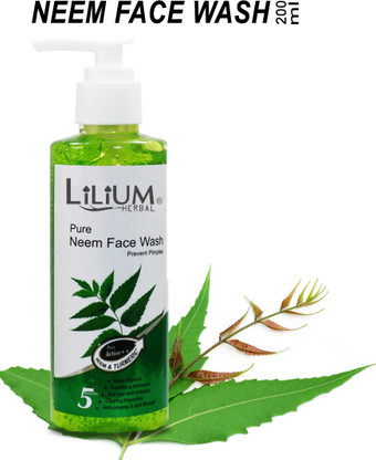 lilium neem face wash