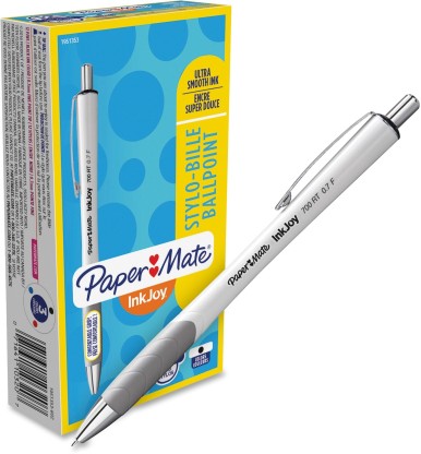 8 Pack Medium Point Black Paper Mate InkJoy 300RT Retractable Ballpoint Pens 1945920 