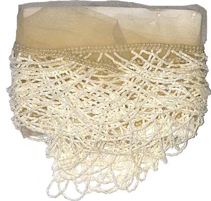 Sofias White Latkan Lace 3 Yards 1 Yard 36 Inches Make Your Own Designer Wear Diy Do It Yourself Lace Reel Price In India Buy