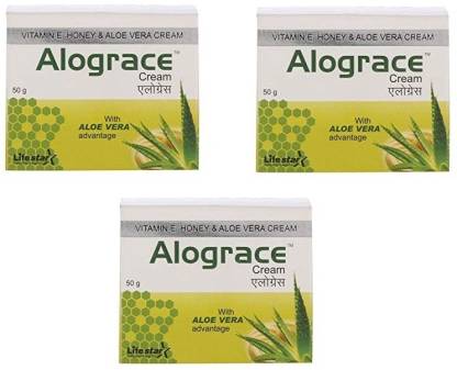brand afwijzing straffen alograce Vitamin E,Honey,Aloe Vera Cream 50gm*3 (Pack of 3) - Price in  India, Buy alograce Vitamin E,Honey,Aloe Vera Cream 50gm*3 (Pack of 3)  Online In India, Reviews, Ratings & Features | Flipkart.com