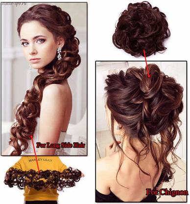 SAMYAK long frill style for chignons and long braided hair style wedding party Hair Extension Price in India - Buy SAMYAK long frill style for chignons and long braided hair style wedding SAMYAK long frill style for chignons and long braided hair style wedding party Hair Extension Price in India - Buy SAMYAK long frill style for chignons and long braided hair style wedding