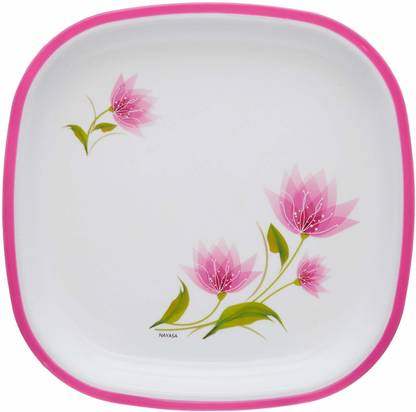NAYASA HU-1123 Quarter Plate  (Pack of 6, Microwave Safe) at Rs. 396