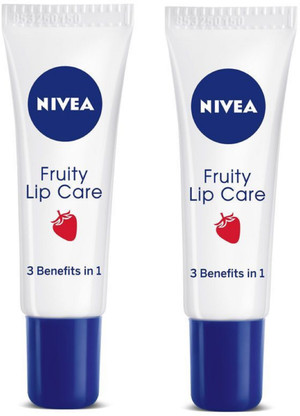 nivea fruity lip balm 10 gm