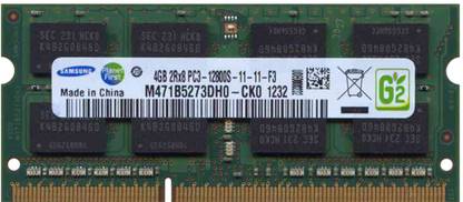 samsung 1600mhz 1 5v laptop ram ddr3 4 gb dual channel laptop m471b5273dh0 ck0 pc3 12800s