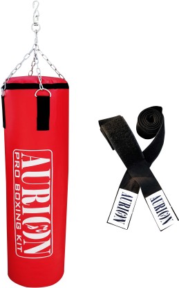 Aurion Canvas Punching Bag-Unfilled with Free Chain Heavy Bag 