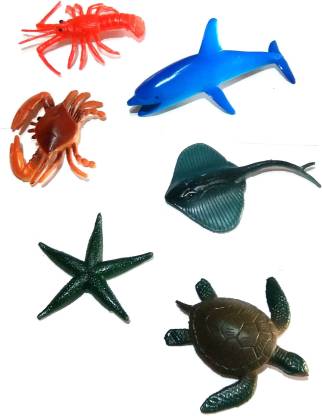 nawani 06 Pic Water Animal/Marine Animals Figures Set - 06 Pic Water Animal/Marine  Animals Figures Set . Buy Water Animal toys in India. shop for nawani  products in India. 