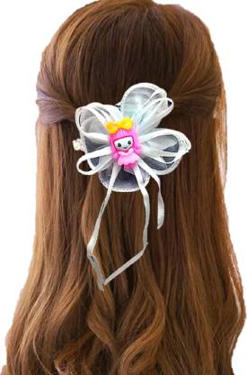 Proplady Style Girl Collection Stylish Ribbon & Net Floral Fairy Hair Clips,  Pins, Hair Clip Price in India - Buy Proplady Style Girl Collection Stylish  Ribbon & Net Floral Fairy Hair Clips,