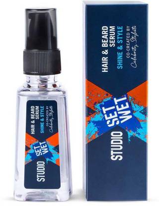 SET WET Studio Shine and Style Hair and Beard Serum - Price in India, Buy SET  WET Studio Shine and Style Hair and Beard Serum Online In India, Reviews,  Ratings & Features |