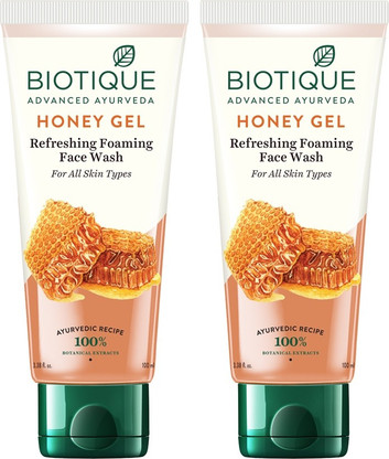 biotique honey gel face wash price