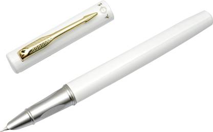Auteur Classy White Color With Slim Nip And Golden Clip Fountain Pen Buy Auteur Classy White Color With Slim Nip And Golden Clip Fountain Pen Fountain Pen Online At Best