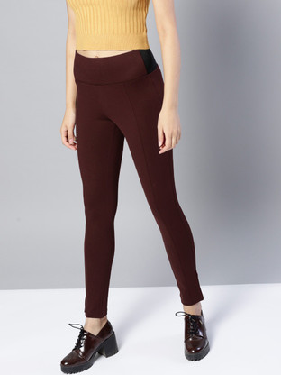 HARPA Maroon Tregging Price in India 