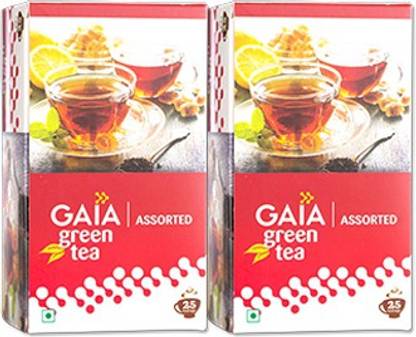 Gaia Assorted Green Tea 25 Tea Bags Pack Of 2 Assorted Tea Bags Box Price In India Buy Gaia Assorted Green Tea 25 Tea Bags Pack Of 2 Assorted Gaia herbs green tea vitamins & minerals. inr
