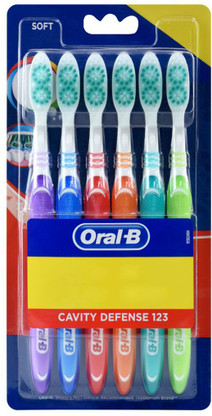 oral b cavity defense 123 soft black toothbrush