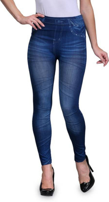 MESH Blue Jegging Price in India - Buy