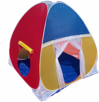 Details about   Kids Play Tent House 110 X 110 X 120 Cm Multi Color,Easy To Assemble,900grams 