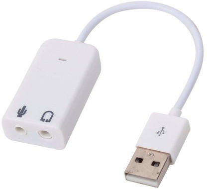 Fedus USB Stereo Sound Card with 3.5 mm 