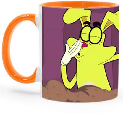 Ashvah Tik Tak Tail Cartoon -2245-Orange Ceramic Coffee Mug Price in India  - Buy Ashvah Tik Tak Tail Cartoon -2245-Orange Ceramic Coffee Mug online at  