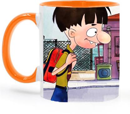 ARTBUG Bandbudh And Budbak Cartoon -2212-Orange Ceramic Coffee Mug Price in  India - Buy ARTBUG Bandbudh And Budbak Cartoon -2212-Orange Ceramic Coffee  Mug online at 