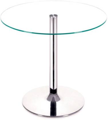 Chrome Finished Steel Pipe, Stainless Steel Round Table