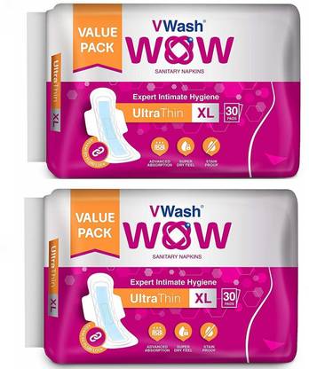 V Wash Wow Ultra Thin Xl 30 30 Sanitary Pad Buy Women Hygiene Products Online In India Flipkart Com Kostenlose lieferung fuer viele artikel! v wash wow ultra thin xl 30 30 sanitary pad