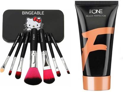 Bingeable Makeup Brushes Set And Oriflame The One Peach Perfector Fair Foundation Price In India Buy Bingeable Makeup Brushes Set And Oriflame The One Peach Perfector Fair Foundation Online At Flipkart Com