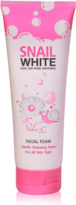 snail white face wash