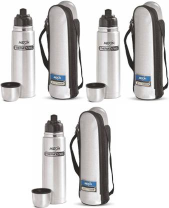 Milton Thermosteel Flip Lid 1000 Ml Flask Pack Of 3 Silver 1000 Ml Bottle Buy Milton Thermosteel Flip Lid 1000 Ml Flask Pack Of 3 Silver 1000 Ml Bottle Online At