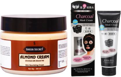 Sheer Secret Almond Cream And Charcoal Face Mask Cream Black Heads Removal 130g Price In India Buy Sheer Secret Almond Cream And Charcoal Face Mask Cream Black Heads Removal 130g Online Enriched with neem, aloe vera, olive oil, jojoba lemon, sandal honey these highly. sheer secret almond cream and charcoal
